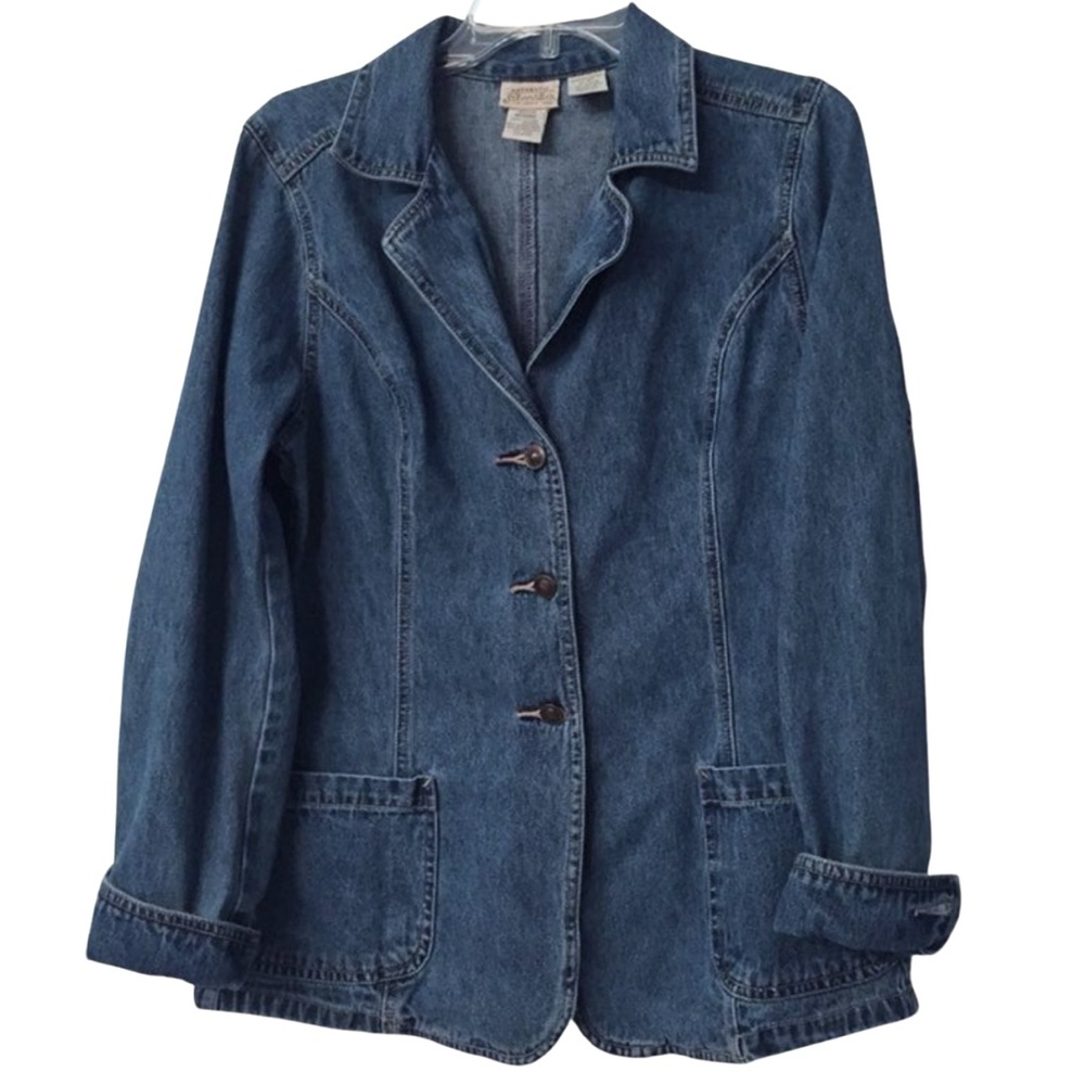 St. John's Bay Blue Denim Jacket – Size M